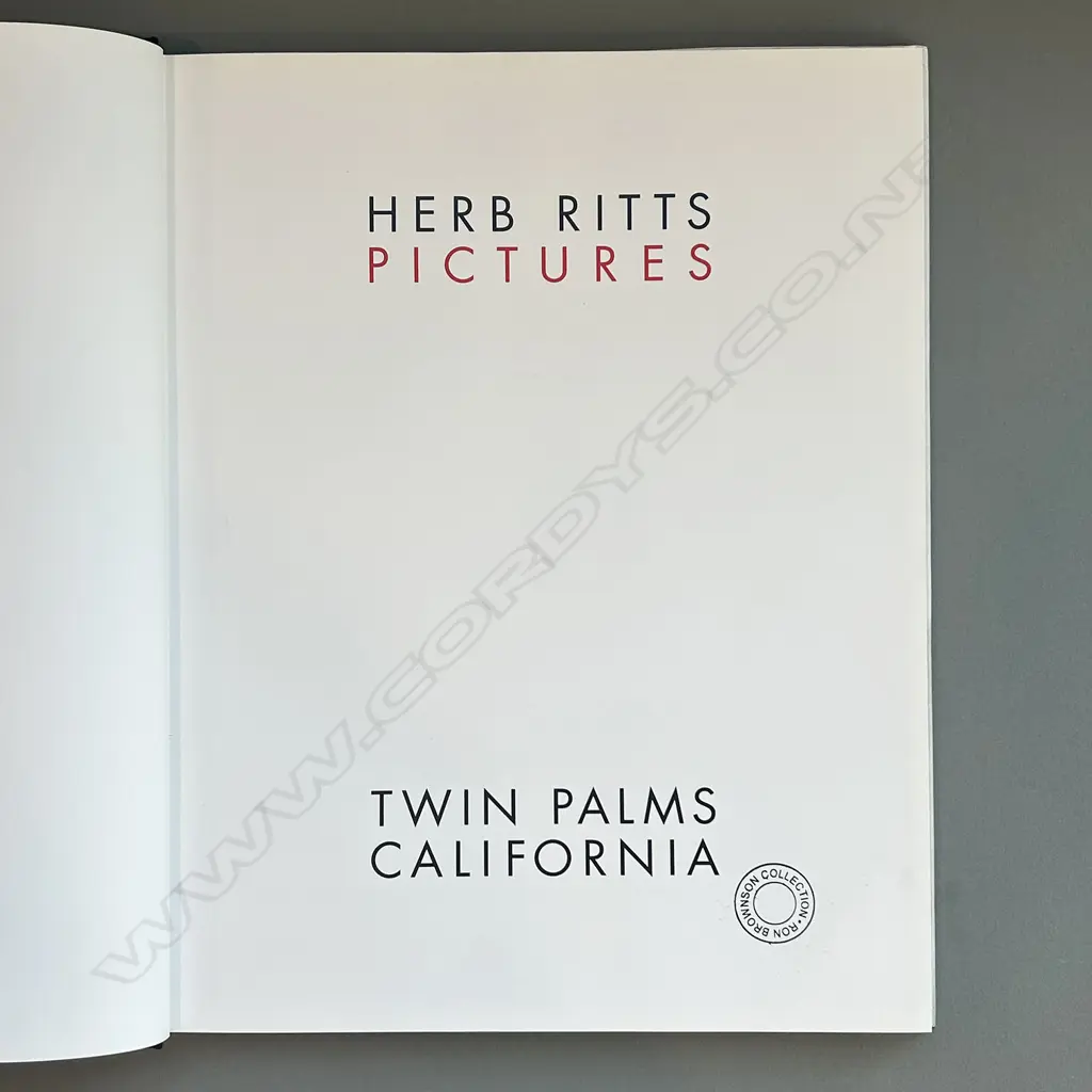 HERB RITTS: PICTURES Image 1++